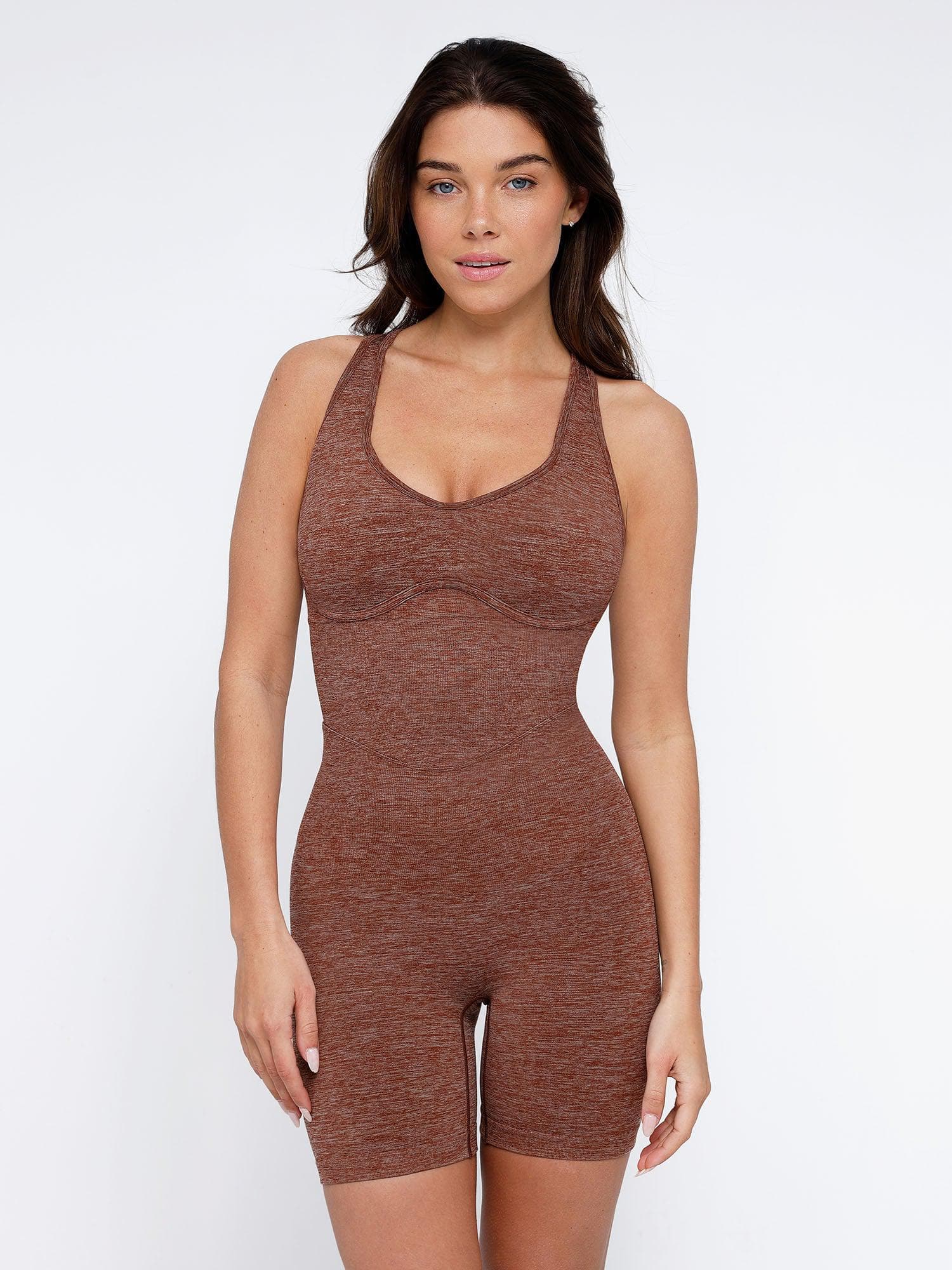 ALINA | Naadloze Sport Romper met Crossback