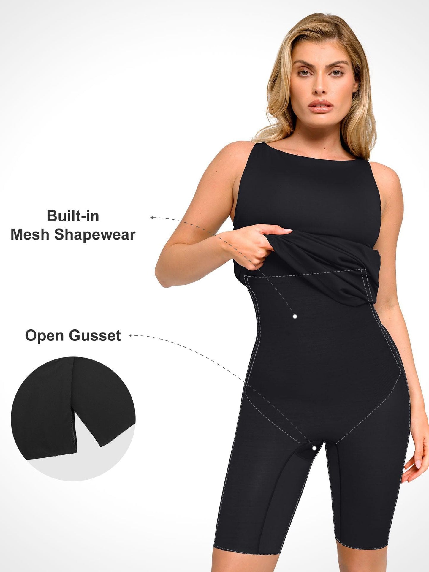 NERISE – Shaping Ruched Work Dress
