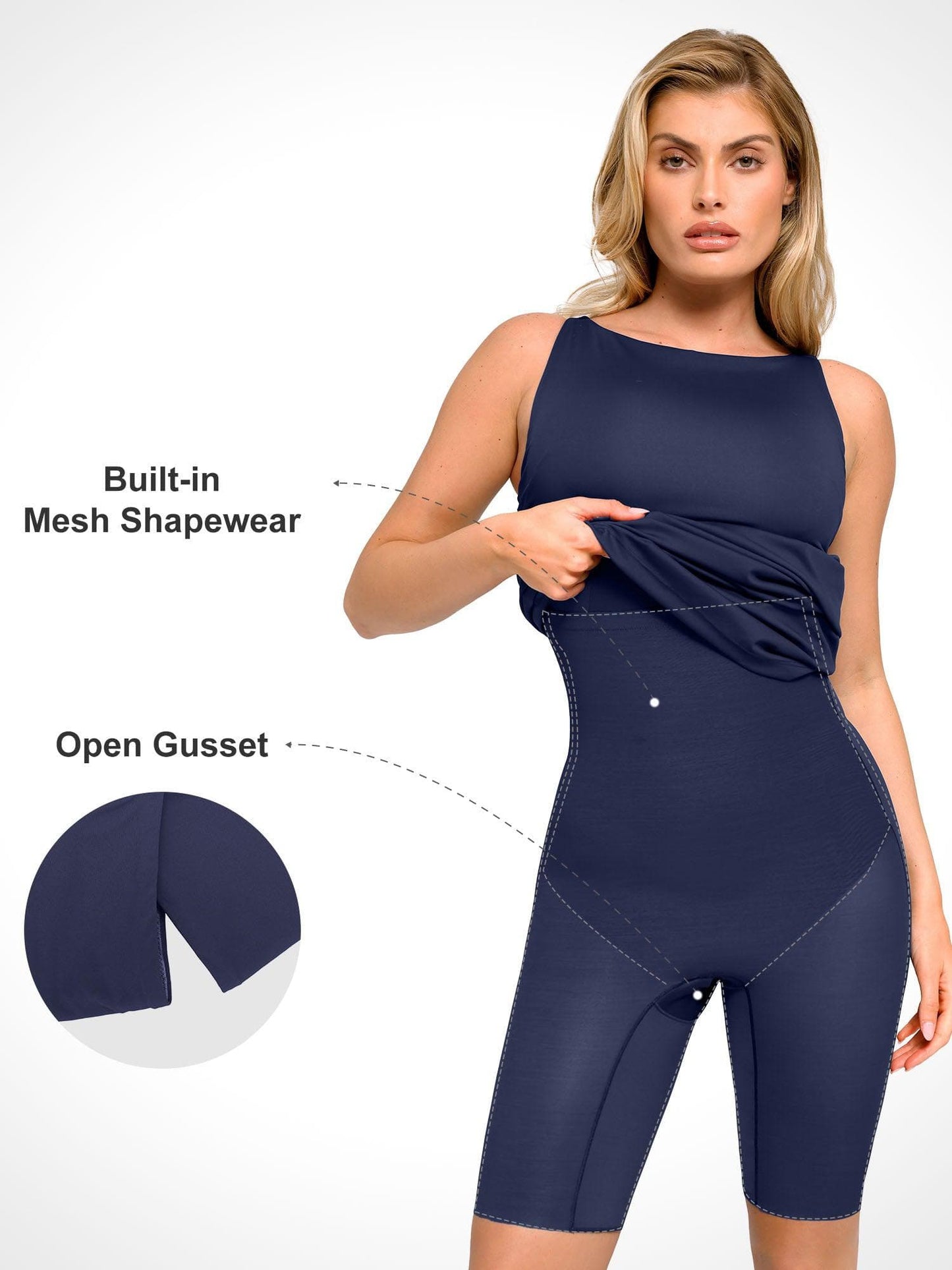 NERISE – Shaping Ruched Work Dress