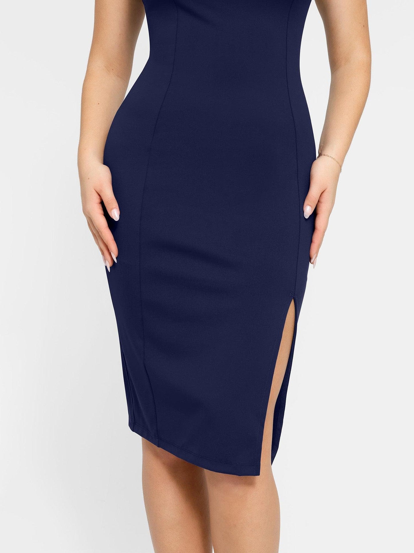 MARISE – Shaping Square Neck Work Dress