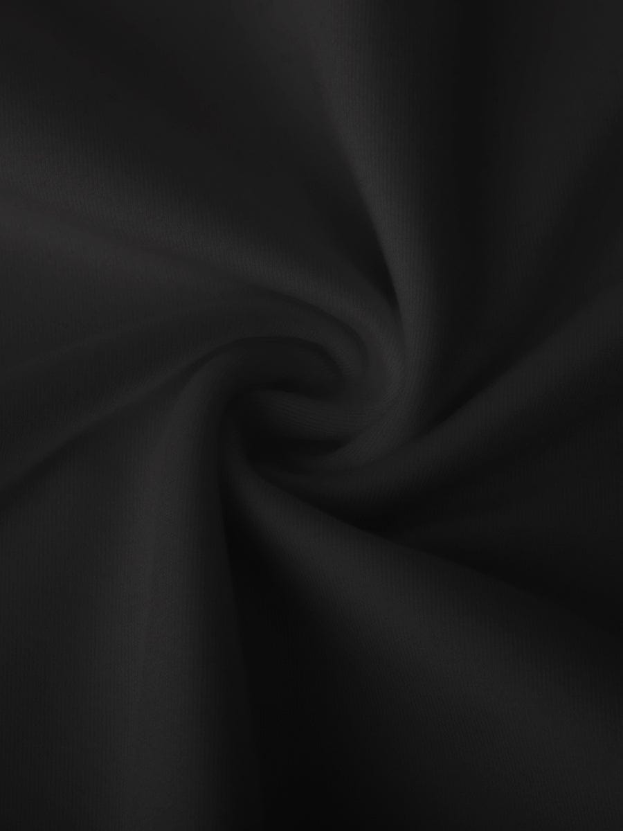 CLARI – Kant V-Hals Shapewear String Body - LivingCurves Seamless Shaper Zwart / S