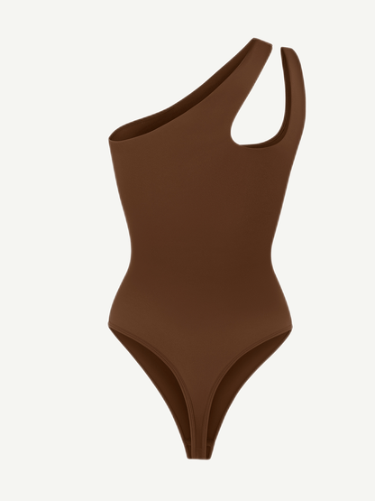 SOFIA – Solo Elegance Thong Bodysuit - LivingCurves Shapewear Bodysuit Zwart / S