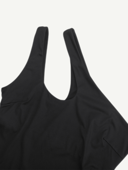 SOFIA – Solo Elegance Thong Bodysuit - LivingCurves Shapewear Bodysuit Zwart / S