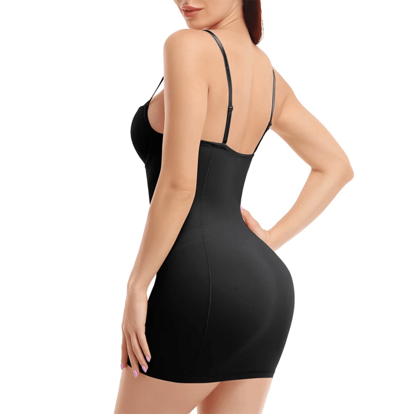 AMIRA – Naadloze Shapewear Onderjurk met Beugel BH