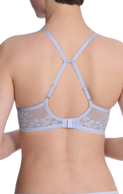 Natori Cherry Blossom Convertible Contour Underwire Bra #721191 - LivingCurves Bras Black / 30B