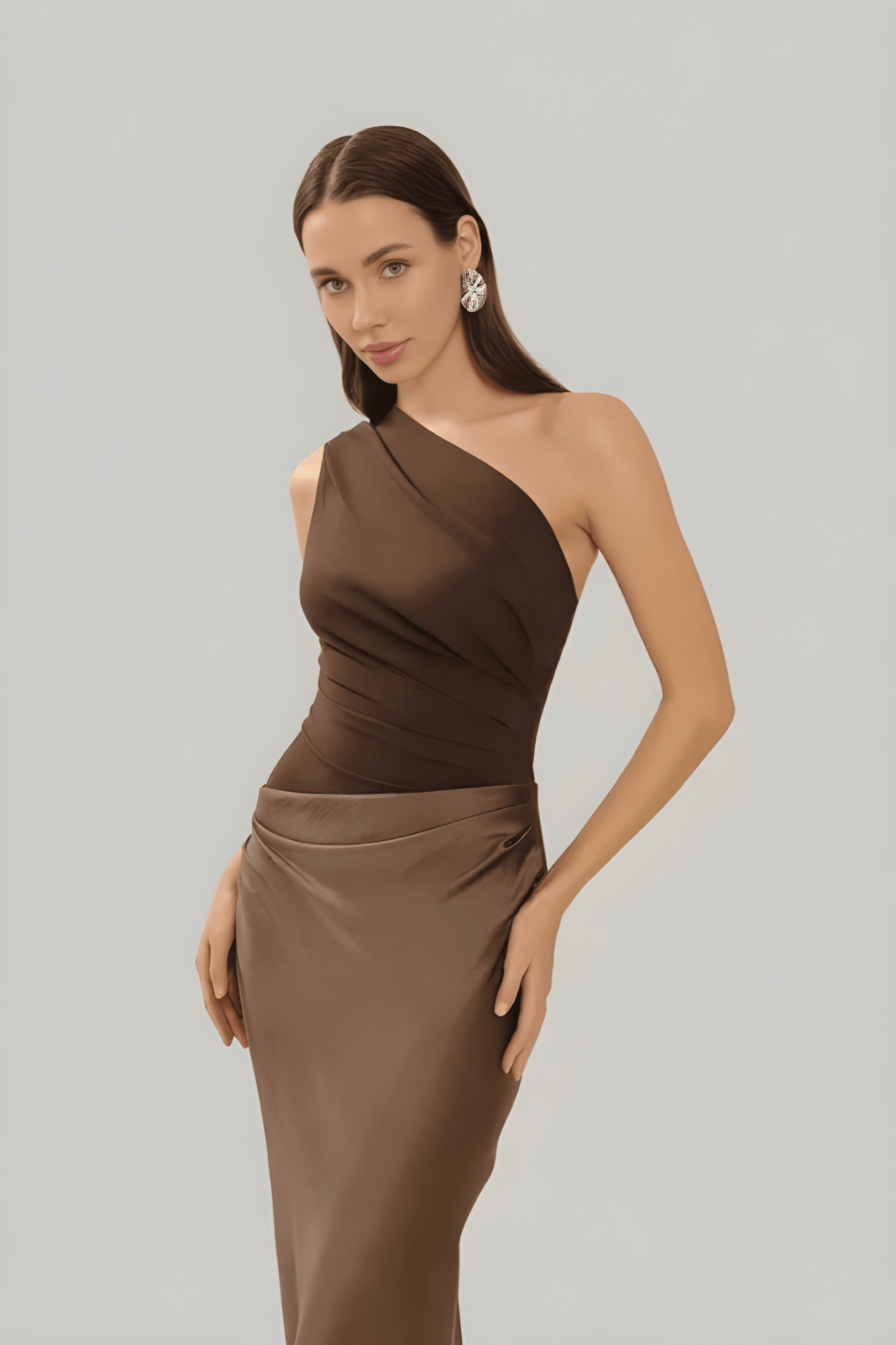 Maxi Jurk One Shoulder – Elegante Zomerjurk Dames
