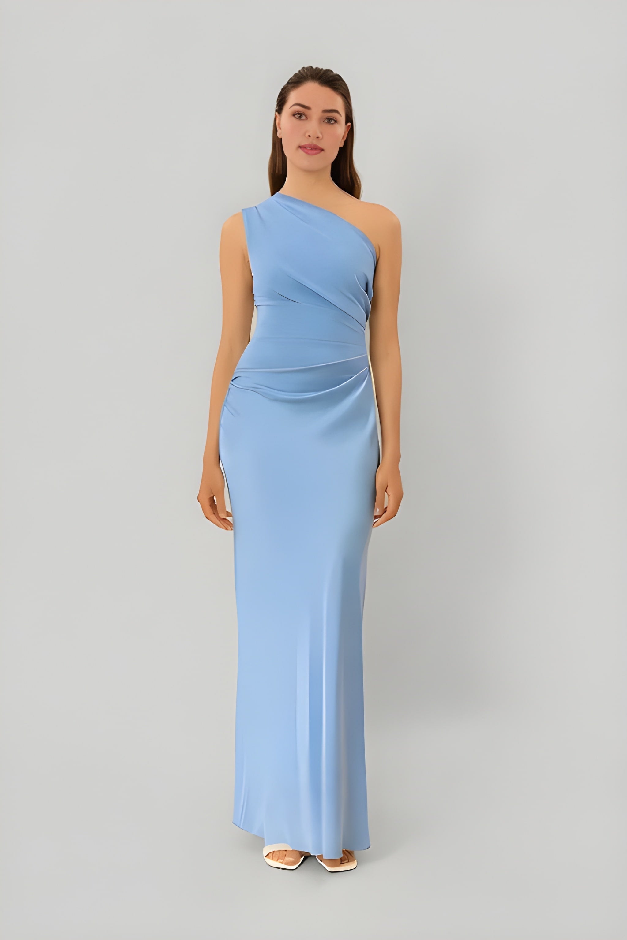 Maxi Jurk One Shoulder – Elegante Zomerjurk Dames