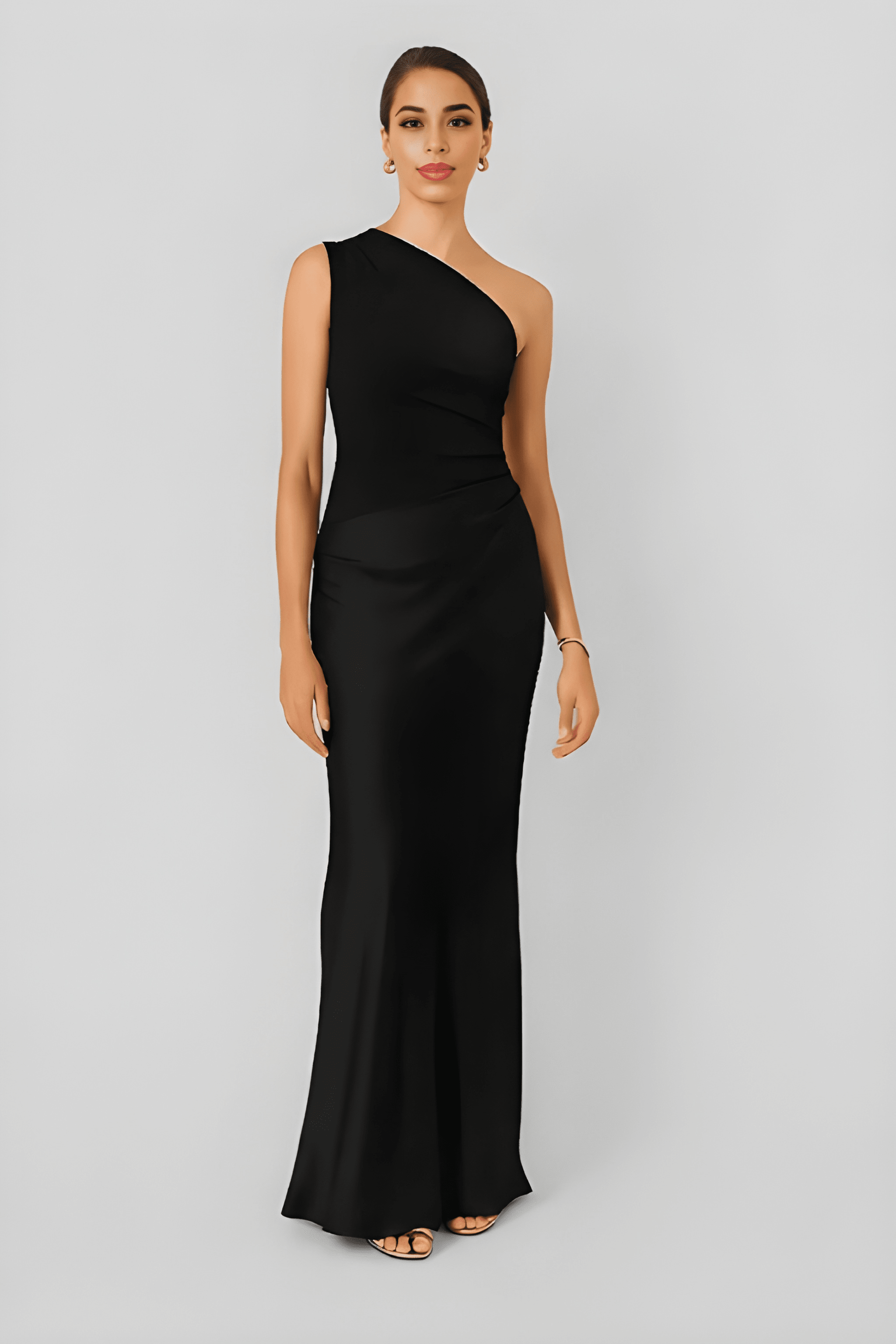 Maxi Jurk One Shoulder – Elegante Zomerjurk Dames