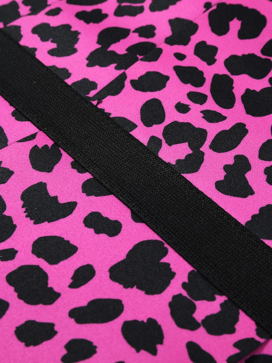 ORINE – Sauna Waist Trainer met 5 Stalen Banden - LivingCurves Waist Trainer Regular Style / Roze/Zwart / XS